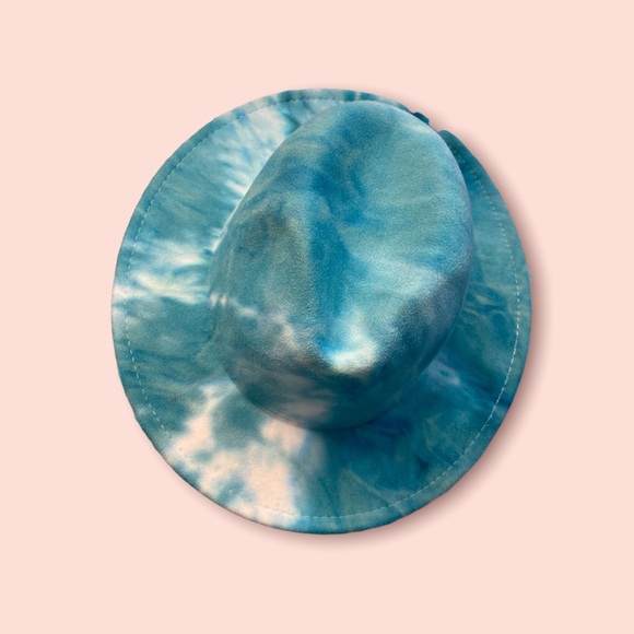 Accessories - COPY - Teal Tye dye fedora